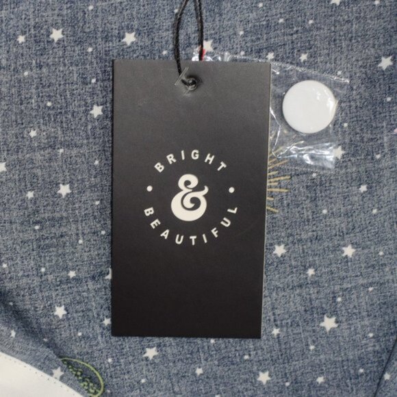 MODCLOTH X BRIGHT & BEAUTIFUL Blue Solar System Salute Midi Dress NWT - Picture 7 of 8